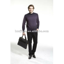 Luxury man's 100% cashmere winter sweater